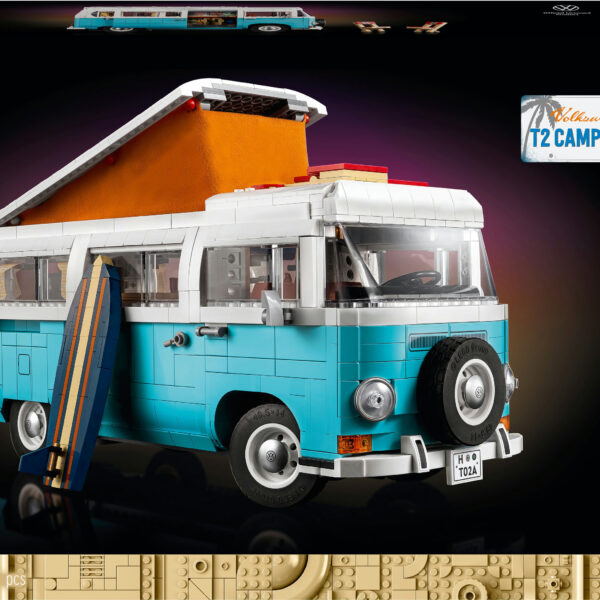 LEGO Volkswagen T2 Kampeerbus 10279 | Icons-serie