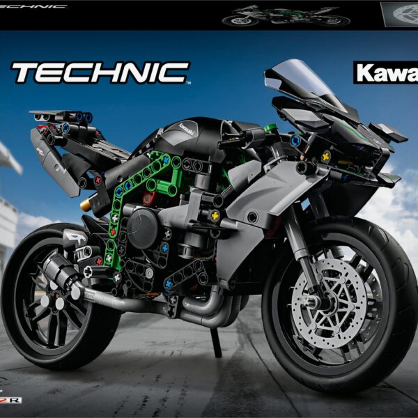LEGO Kawasaki Ninja H2R motor 42170 | Technic-serie