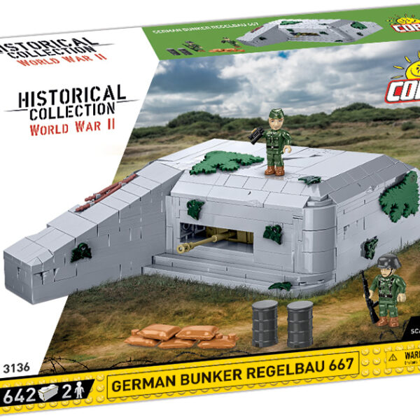 Cobi German Bunker Regelbau 667 3136