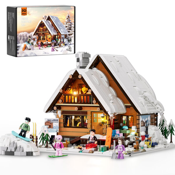 FunWhole F9041 Ski Lodge Christmas Modular Buildings