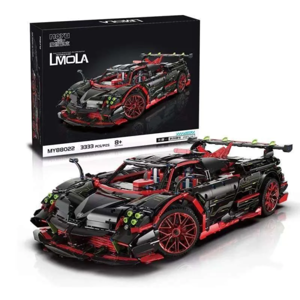 MOYU MY88022 Pagani Huayra Imola Sportwagen met 3333 Onderdelen