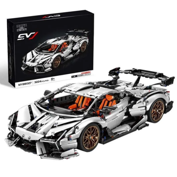 MOYU Supersportwagen in zilver | Set MY88027