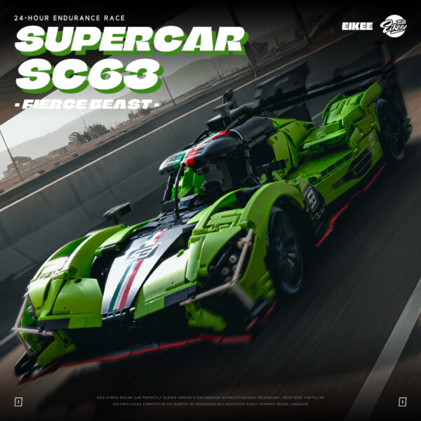 Eikee 1/8 Y18081 Le Mans [Lamborghini] SC63 Statische versie