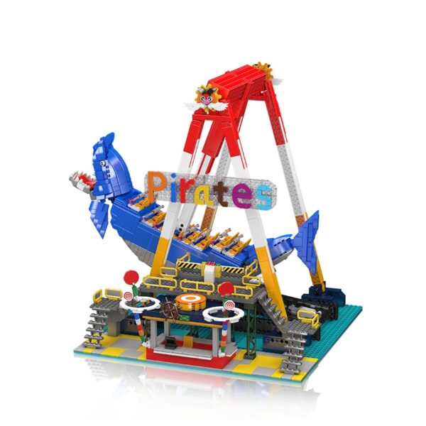Mould King 11017 Elektrische Haai Piratenschip Bouwset | 1.922 Stuks