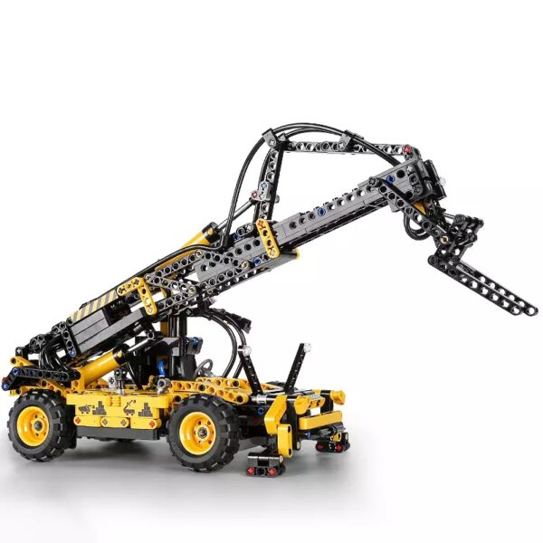 MOULD KING 19009 Pneumatische telescopische vorkheftruck met 803 stuks