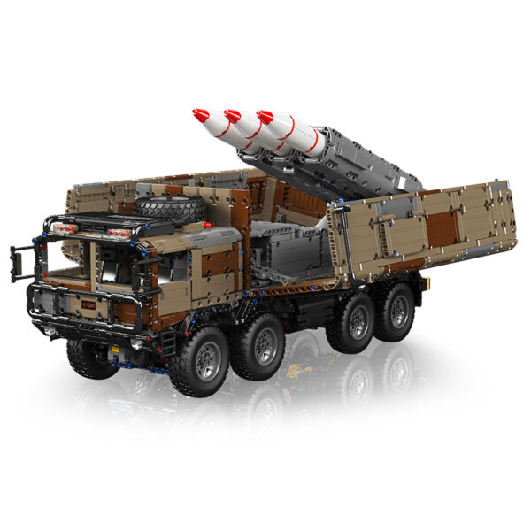 MOULD KING 20044 8x4 RC Raket Truck Militaire Bouwset | 3.594 stuks