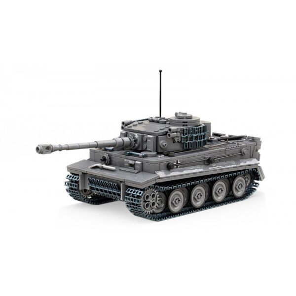 Build Army BA0181, Tiger 1 Ausf.E WW2 Duitse zware tank. Leger bouwen. Blokken Schaal 1:33 NIEUW