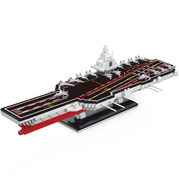 MOYU-bouwstenen: vliegdekschip MY96102 slagschip oorlogsschip model