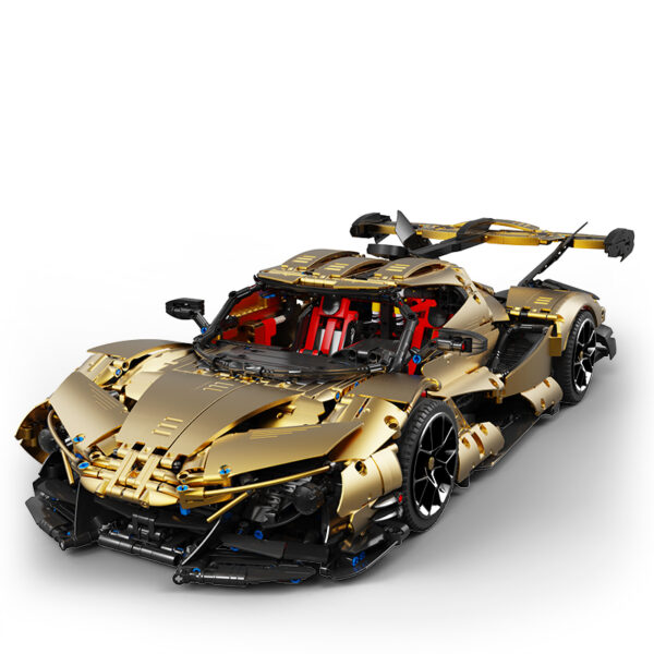 TaiGaoLe T5012C Gumpert Apollo Supercar 3.668 onderdelen Techniek Sportwagen Bouwstenen
