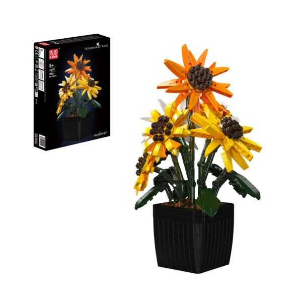 Mould King 24111 Zonnebloem in pot bouwpakket | 854 onderdelen