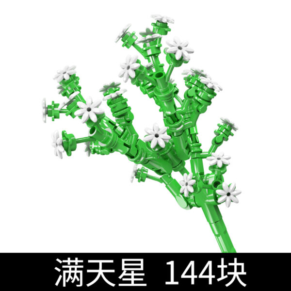 MOULD KING 24004 Babysbreath Bloemen Decor Bouwset | 144 Sets