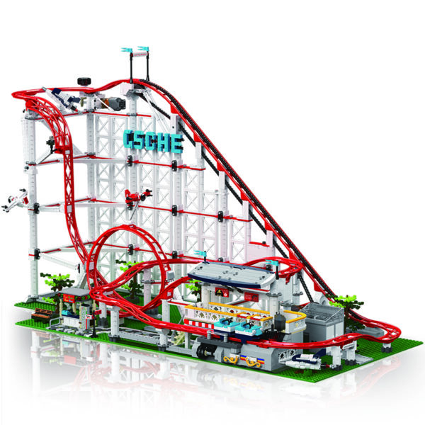 MOULD KING 11014 Achtbaan met motor met 3646 onderdelen