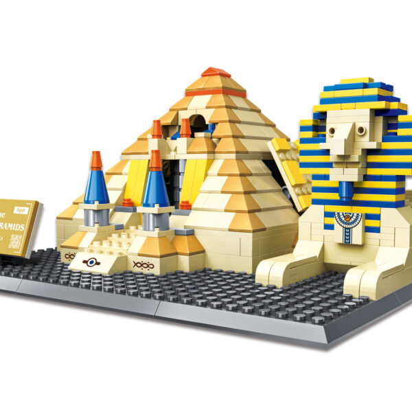 WANGE 4210 Piramides van Gizeh, Egypte Bouwstenen