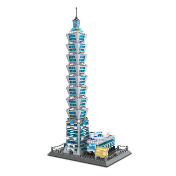 WANGE Architecture: Taipei 101 3D-bouwpakket met 5221 bouwstenen