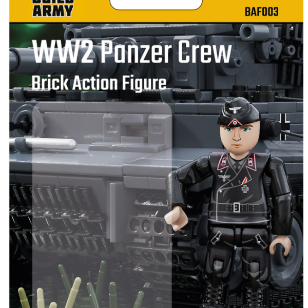 Brick Action Figure: Duitse tankbemanning uit de Tweede Wereldoorlog (middenfiguur)  BAF003