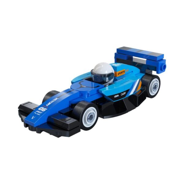 CaDA 1:50 Mini Circuit Racing Car Blauw C55106W