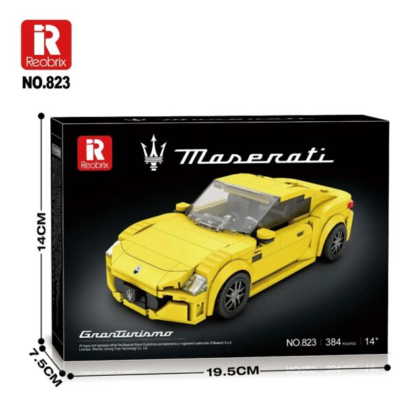 Reobrix Yellow 1:24 GranTurismo Maserati R823