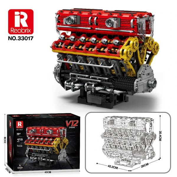Reobrix V12 ENGINE (With Motor) R33017