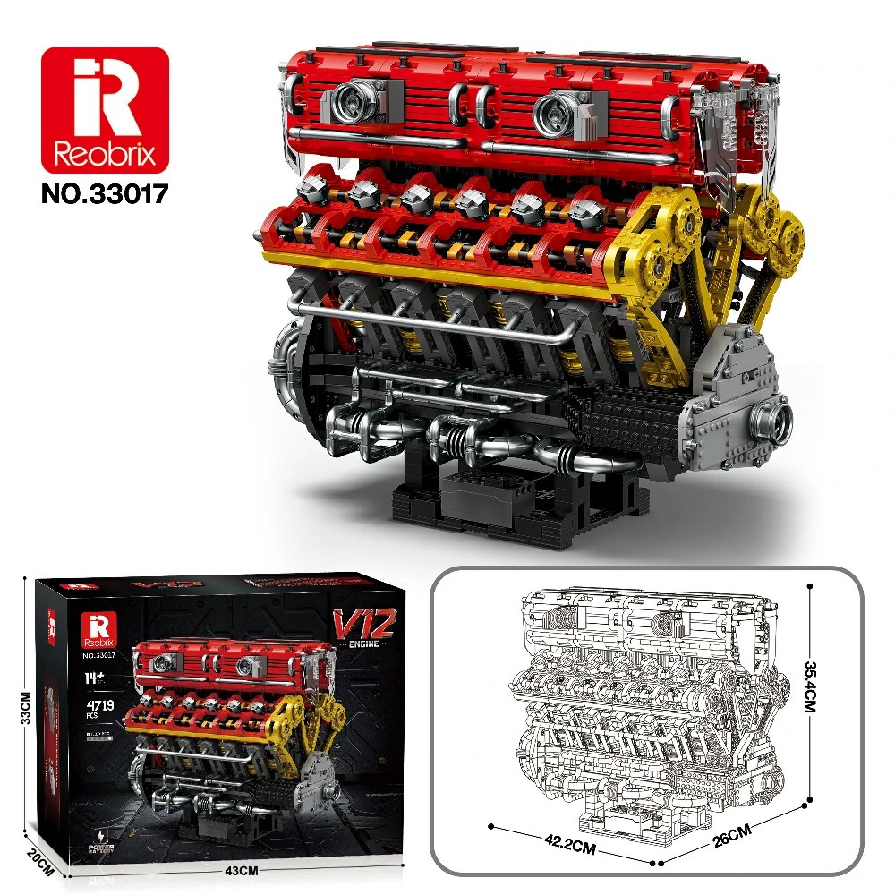 source-1-172.jpg Reobrix V12 ENGINE (With Motor) R33017