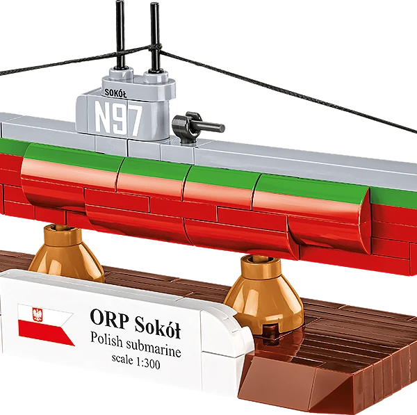 Cobi ORP Sokół Polish Submarine 4863