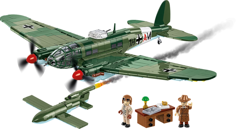 Cobi Heinkel HE 111 H-22 with V1 Flying Bomb - Executive Edition 5771