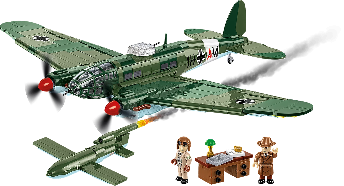 source-0-161.png Cobi Heinkel HE 111 H-22 with V1 Flying Bomb - Executive Edition 5771
