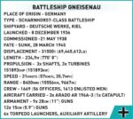 Cobi Battleship Gneisenau 4835