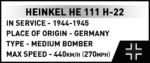 Cobi Heinkel HE 111 H-22 with V1 Flying Bomb - Executive Edition 5771
