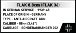 Cobi Sd.Kfz.8 Towing 8.8 cm Flak 36 3143