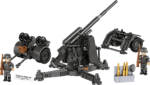 Cobi 8.8 cm Flak 18 with Carriage 3140