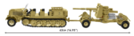 Cobi Sd.Kfz.8 Towing 8.8 cm Flak 36 3143
