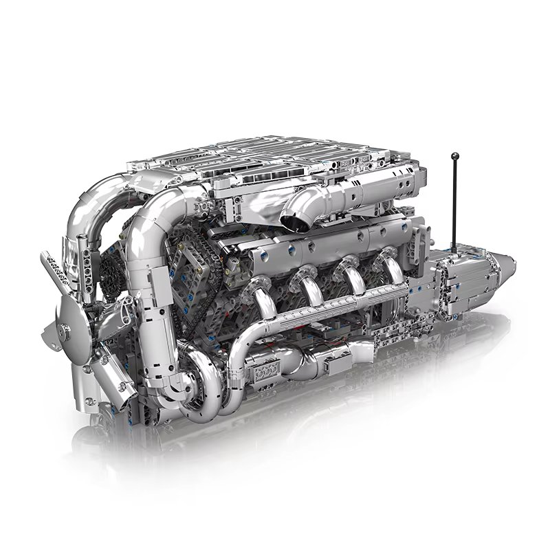 MouldKing V8 Twin Turbo Motor 10168