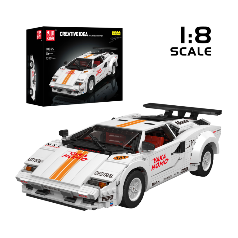 MouldKing 10045 80S Italian Bull Coutach Sports Car Building Set 10045S